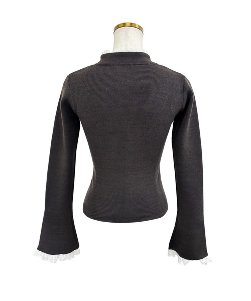 Rose muse ニット Rose Muse（ロゼミューズ） ニット セーター Choker lace knit