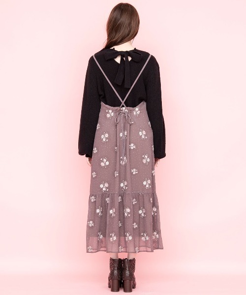 「WILLSELECTION」 キャミソールワンピース MEDIUM モカ レディース_画像8