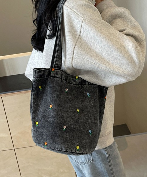 トートバッグ ヴィンテージデニムトートバッグ レディース : ZOZOTOWN 