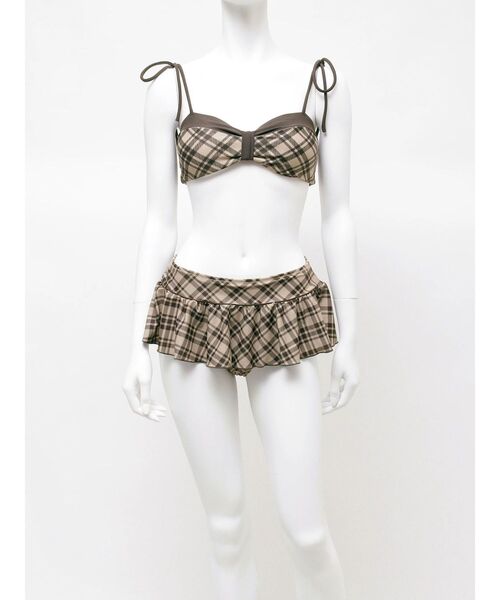 水着 「swimwear」バイカラービキニ レディースの画像