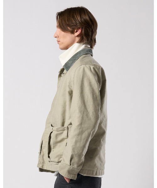 革ジャン ライダース heavy moleskin short coverall jacket メンズの画像