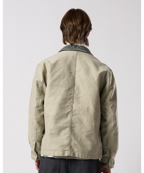 革ジャン ライダース heavy moleskin short coverall jacket メンズの画像