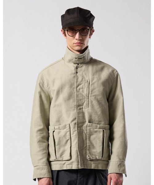 革ジャン ライダース heavy moleskin short coverall jacket メンズの画像