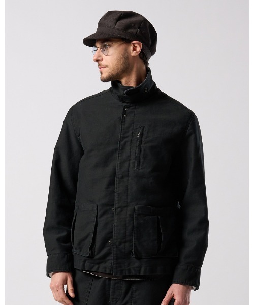 革ジャン ライダース heavy moleskin short coverall jacket メンズの画像