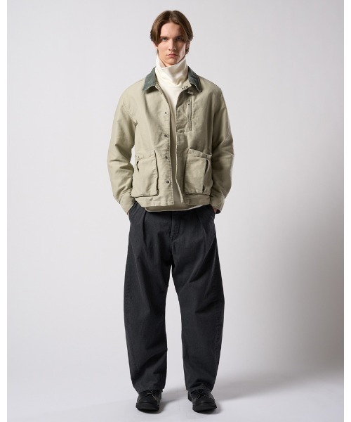 革ジャン ライダース heavy moleskin short coverall jacket メンズの画像