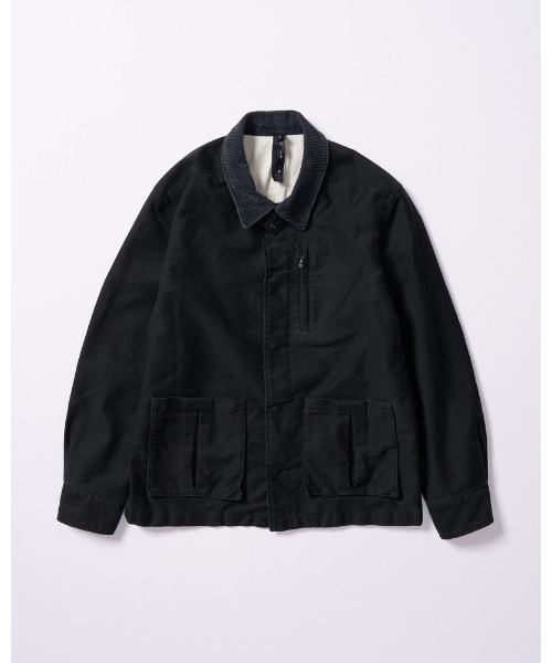 革ジャン ライダース heavy moleskin short coverall jacket メンズの画像