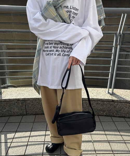 「ISOOK」 長袖シャツ FREE ネイビー レディース_画像4
