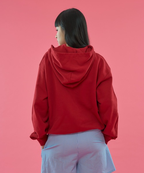「WISH FOR EVER」 スウェットカットソー MEDIUM レッド メンズ_画像2