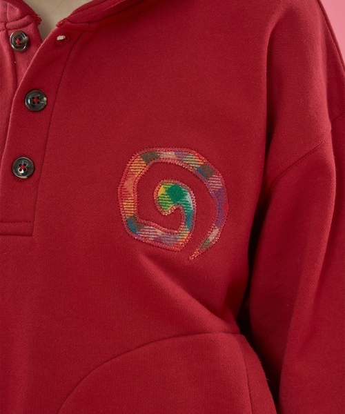 「WISH FOR EVER」 スウェットカットソー MEDIUM レッド メンズ_画像7
