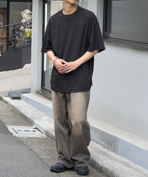 「MAISON CLUB」 半袖Tシャツ M ブラック メンズ_画像6