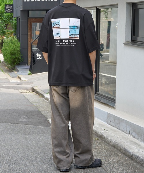 「MAISON CLUB」 半袖Tシャツ M ブラック メンズ_画像7