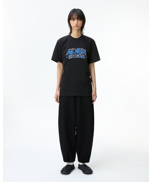 ADERERROR ブラック Tシャツ M サイズ ADER error（アーダーエラー） 半袖Tシャツ M ブラック メンズ