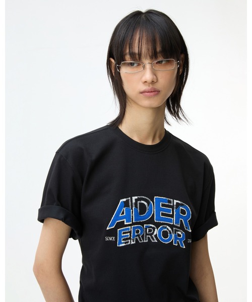 アーダーエラー　ADER ブラック Tシャツ ADER error（アーダーエラー） 半袖Tシャツ M ブラック メンズ