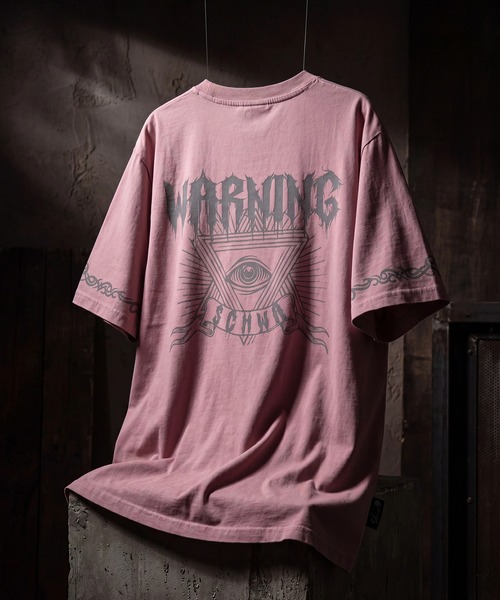 tシャツ 「SCHWA/シュワ」ヴィンテージ加工 リフレクタープリント 半袖