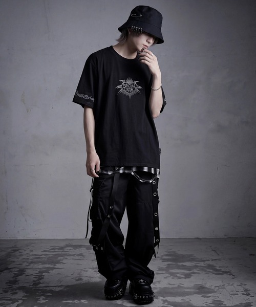 tシャツ 「SCHWA/シュワ」ヴィンテージ加工 リフレクタープリント 半袖