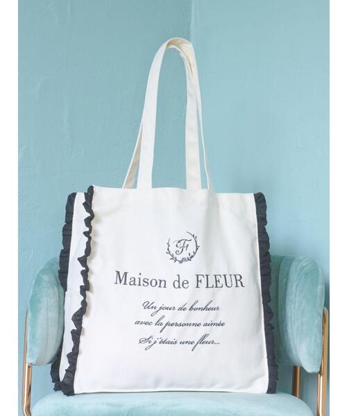 「Maison de FLEUR」 トートバッグ FREE ブラック レディース_画像4