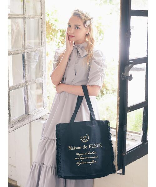 「Maison de FLEUR」 トートバッグ FREE ブラック レディース_画像6