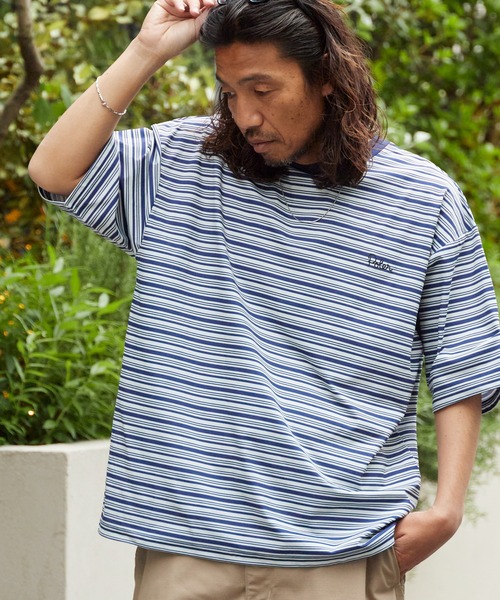 POLeR（ポーラー） tシャツ 90's STRIPE QUICK DRY TEE 90年代