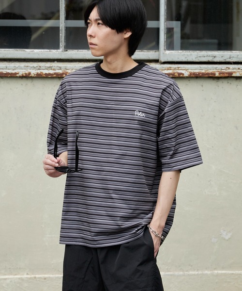 POLeR（ポーラー） tシャツ 90's STRIPE QUICK DRY TEE 90年代