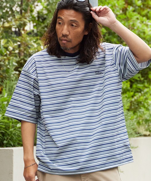 POLeR（ポーラー） tシャツ 90's STRIPE QUICK DRY TEE 90年代