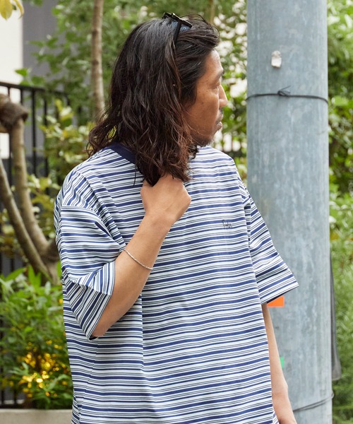 POLeR（ポーラー） tシャツ 90's STRIPE QUICK DRY TEE 90年代