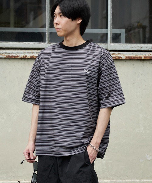 POLeR（ポーラー） tシャツ 90's STRIPE QUICK DRY TEE 90年代
