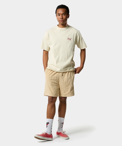 「HUF」 半袖Tシャツ L ナチュラル メンズ_画像4