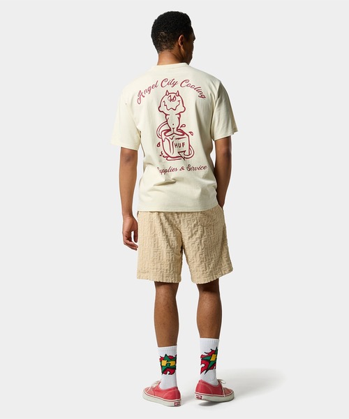 「HUF」 半袖Tシャツ L ナチュラル メンズ_画像5