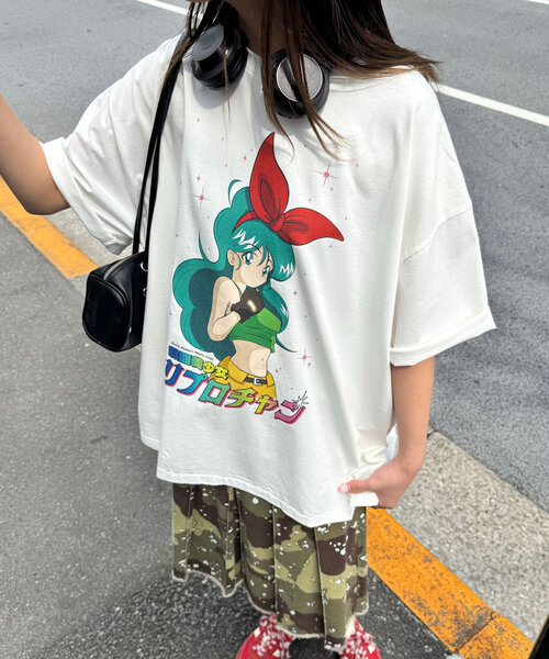 「RePRODUCTION LABEL」 半袖Tシャツ FREE ネイビー レディース_画像4