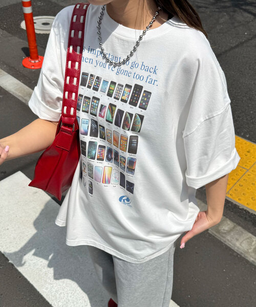 「RePRODUCTION LABEL」 半袖Tシャツ FREE ネイビー レディース_画像7
