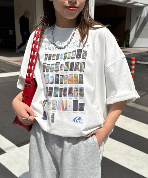「RePRODUCTION LABEL」 半袖Tシャツ FREE ネイビー レディース_画像9