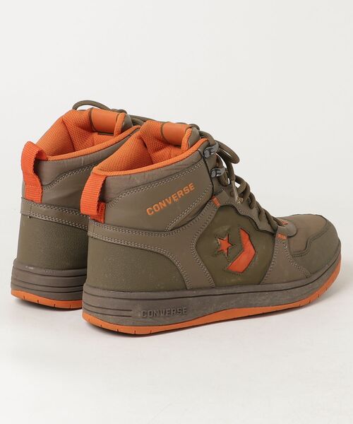 「CONVERSE」 ハイカットスニーカー 26cm ブラウン レディース_画像2