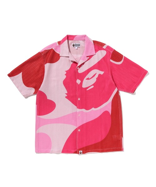 A BATHING APE（アベイシングエイプ） シャツ MEGA ABC CAMO MESH