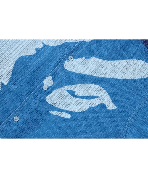 A BATHING APE（アベイシングエイプ） シャツ 半袖 MEGA ABC CAMO MESH