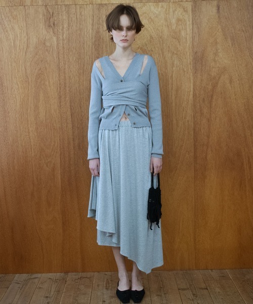 スカート leinwande Wrapping Leather Skirt 2way leinwande（ラインヴァンド） ロング スカート Scarf Skirt / スカーフ