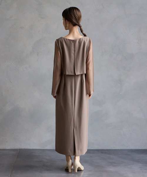 「AIMER」 長袖ワンピース MEDIUM ブラック レディース_画像9