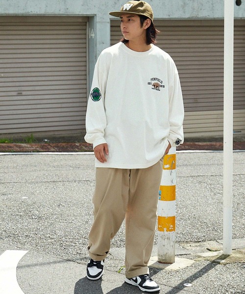 「PEN FIELD」 長袖Tシャツ M スミクロ メンズ_画像7