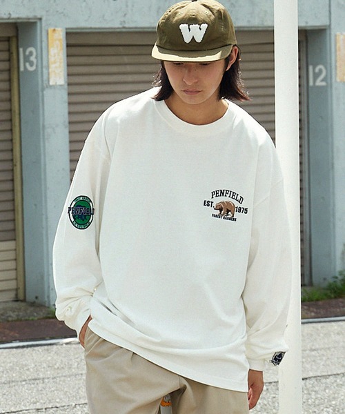 「PEN FIELD」 長袖Tシャツ M スミクロ メンズ_画像8