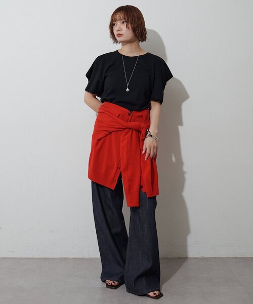 Whim Gazette（ウィム ガゼット） tシャツ 半袖 「GEMINI」変形