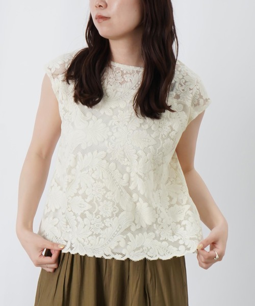 LADY LUCK LUCA（レディラックルカ） tシャツ LC/LLL リーフレース
