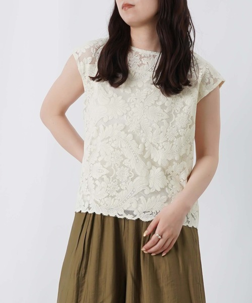 LADY LUCK LUCA（レディラックルカ） tシャツ LC/LLL リーフレース