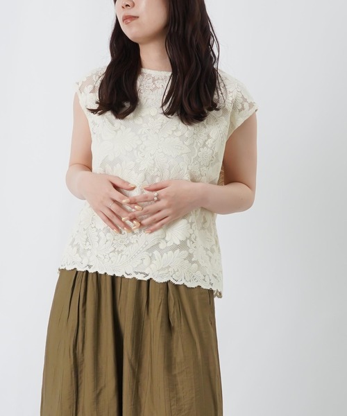 LADY LUCK LUCA（レディラックルカ） tシャツ LC/LLL リーフレース