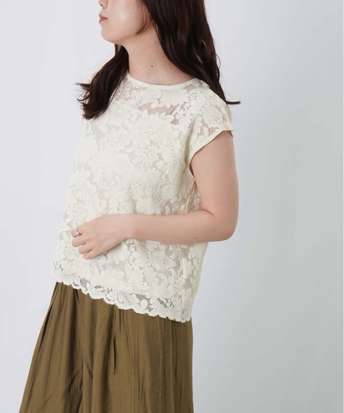 LADY LUCK LUCA（レディラックルカ） tシャツ LC/LLL リーフレース