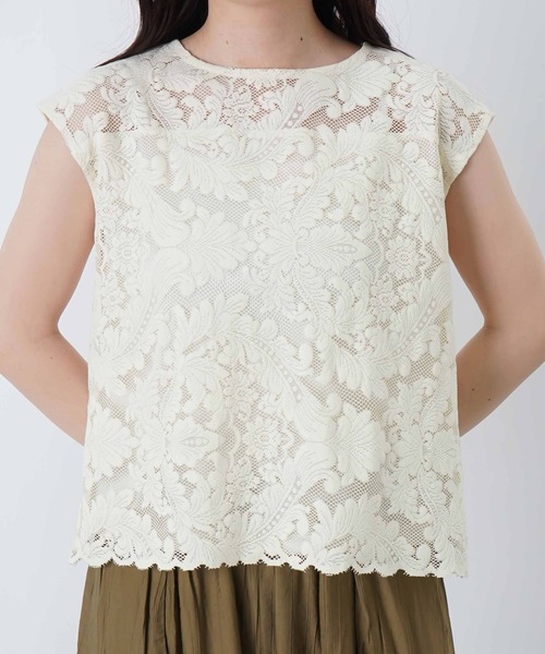 LADY LUCK LUCA（レディラックルカ） tシャツ LC/LLL リーフレース