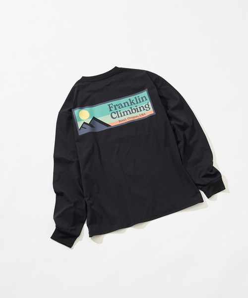 「Franklin Climbing」 長袖Tシャツ SMALL イエロー メンズ_画像7