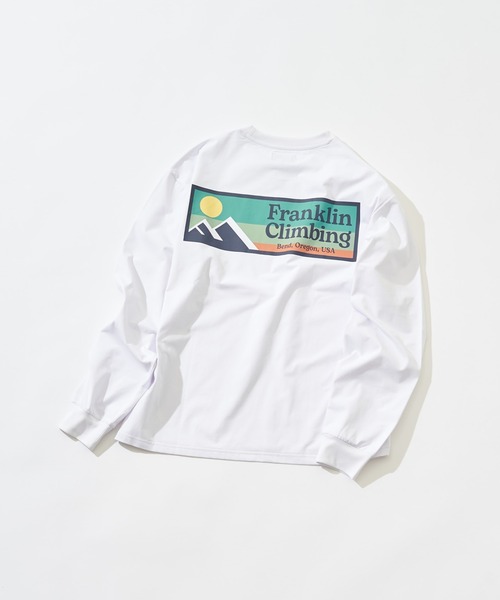 「Franklin Climbing」 長袖Tシャツ SMALL イエロー メンズ_画像8