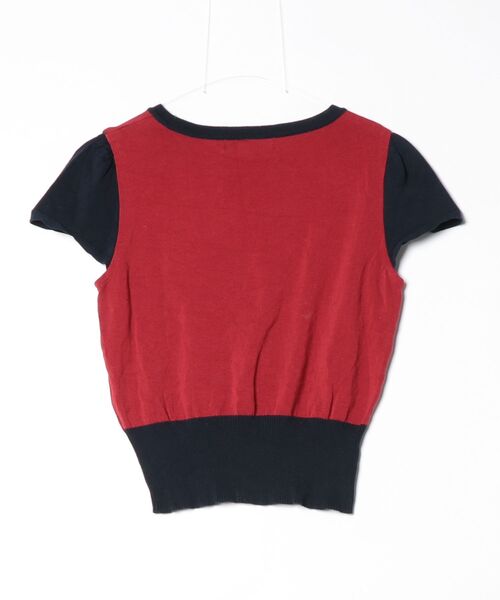 M'S GRACY（エムズグレイシー） 半袖ニット 38 レッド レディース