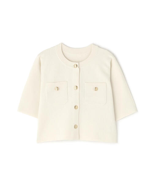 「NATURAL BEAUTY BASIC」 ニットカーディガン FREE ベージュ レディース_画像2