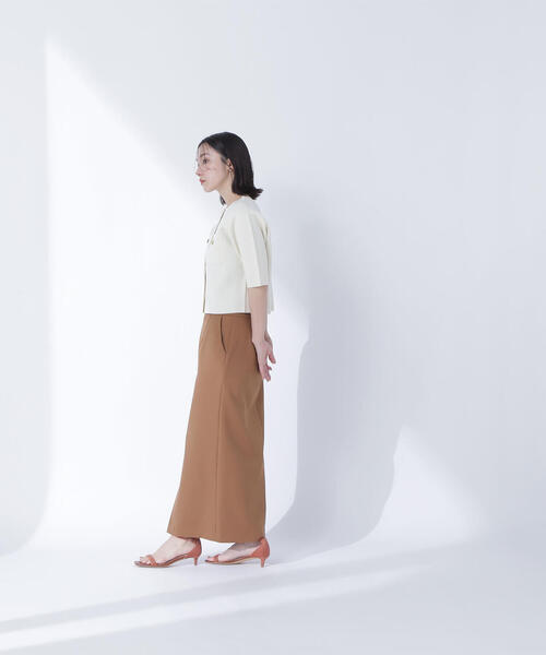 「NATURAL BEAUTY BASIC」 ニットカーディガン FREE ベージュ レディース_画像5