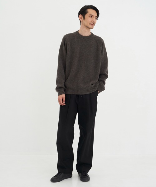 「markaware」 スラックス 2 ブラック メンズ_画像2